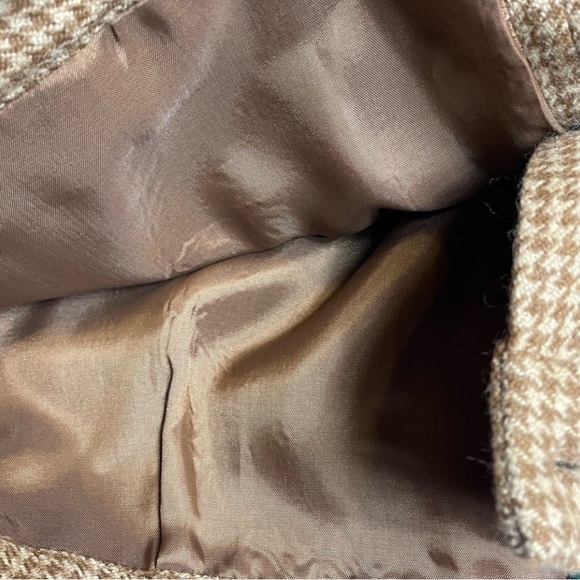 Vtg Lauren Ralph Lauren Wool Angora Houndstooth Collegiate Straight Leg Pants 10 - Picture 8 of 13